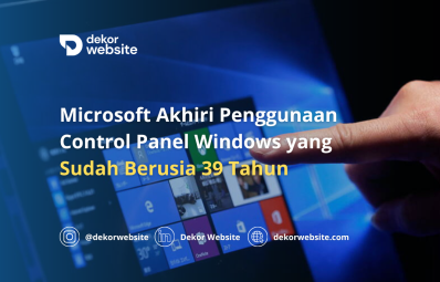 Microsoft Mengakhiri Penggunaan Control Panel Windows yang Sudah Berusia 39 Tahun