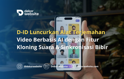 D-ID Luncurkan Alat Terjemahan Video Berbasis AI dengan Fitur Kloning Suara dan Sinkronisasi Bibir