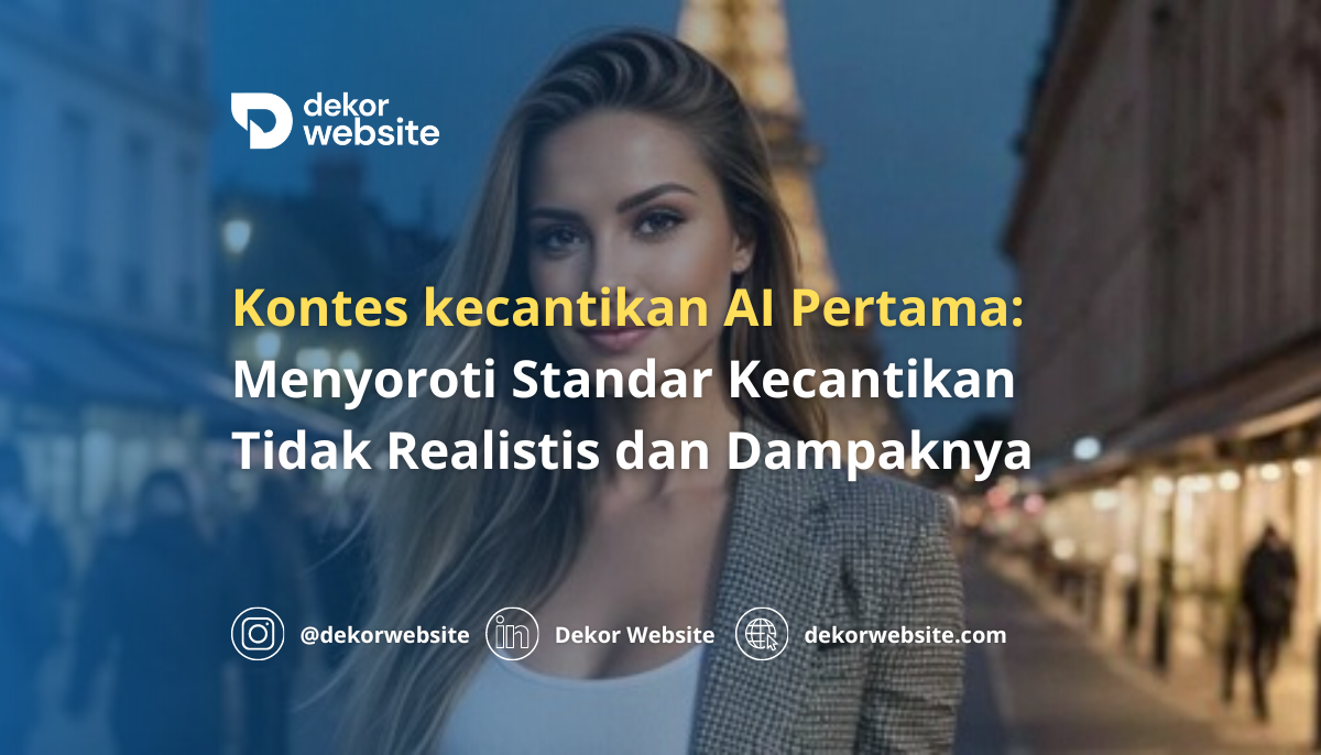 Kontes kecantikan AI Pertama: Menyoroti Standar Kecantikan Tidak Realistis dan Dampaknya