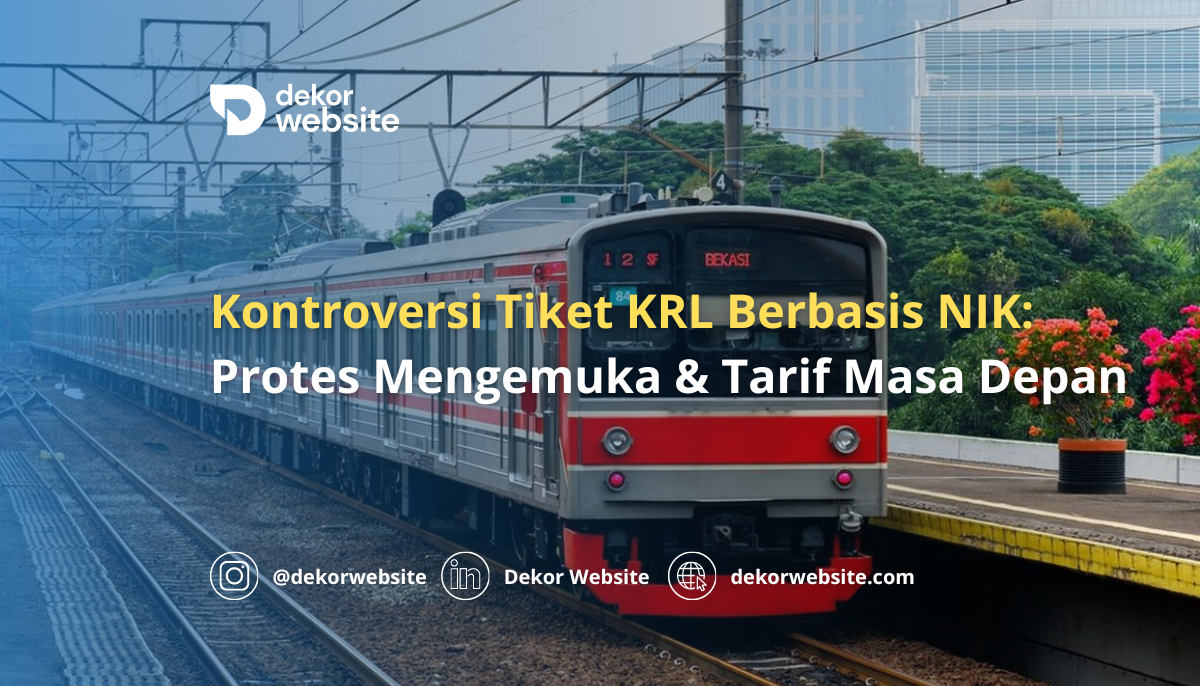 Kontroversi Tiket KRL Berbasis NIK: Protes Mengemuka & Tarif Masa Depan