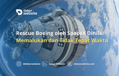 Rescue Boeing oleh SpaceX Dinilai Memalukan dan Tidak Tepat Waktu