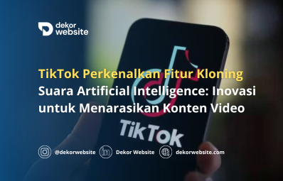 TikTok Perkenalkan Fitur Kloning Suara AI: Inovasi Baru untuk Menarasikan Konten Video