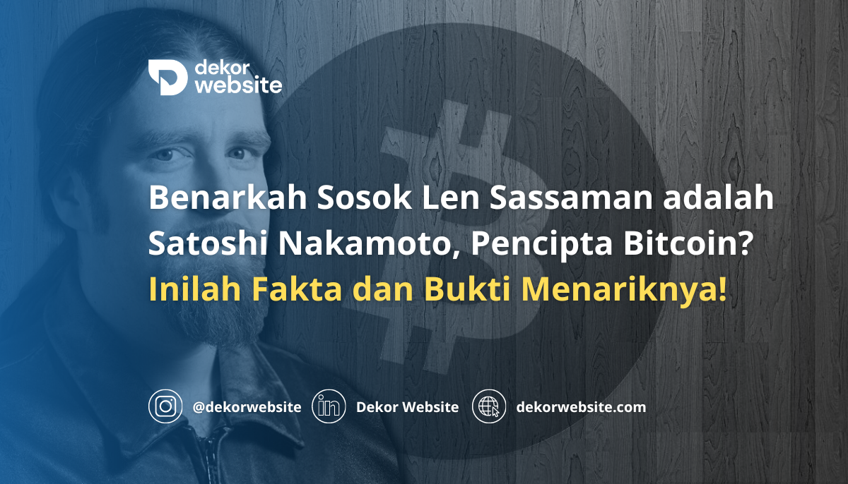 Benarkah Len Sassaman adalah Satoshi Nakamoto, Pencipta Bitcoin? Inilah Fakta Menariknya