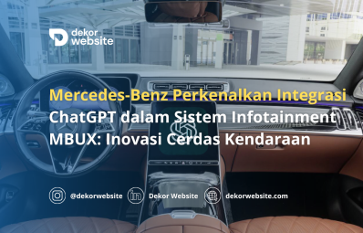 Mercedes Benz Memperkenalkan Integrasi ChatGPT dalam Sistem Infotainment MBUX