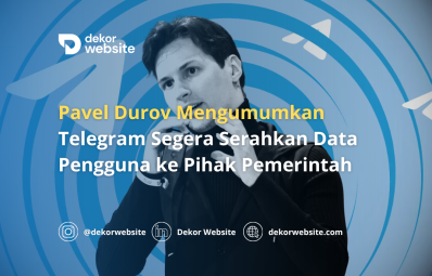 Pavel Durov Mengumumkan Telegram Segera Serahkan Data Pengguna ke Pemerintah