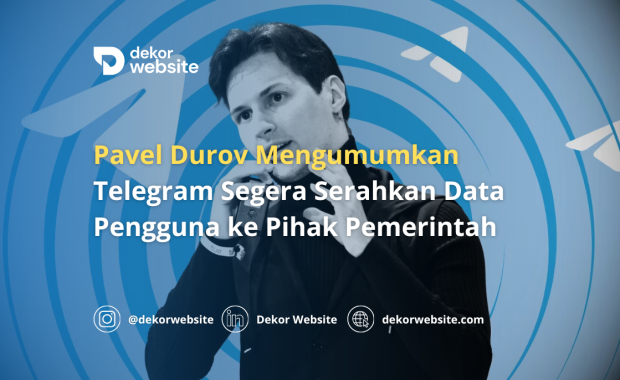 Pavel Durov Mengumumkan Telegram Segera Serahkan Data Pengguna ke Pemerintah